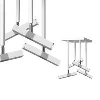 Lampa Sufitowa CASTRO Biała Chrom 4xG9 Milagro