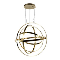Lampa wisząca COPERNICUS 260W LED Trójwymiarowa Kula Złota ML6148 Milagro Aluminium + Akryl