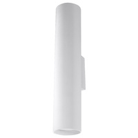 Lampa Ścienna Kinkiet 2x GU10 Tubularna Biała Nowoczesna Lagos Sollux