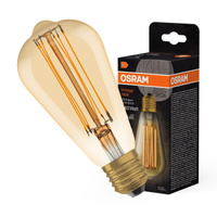 Żarówka LED Dekoracyjna ST64 Edison E27 8.8W = 60W 806lm 2200K Ciepła 320° Filament Ściemnialna Vintage 1906 Osram