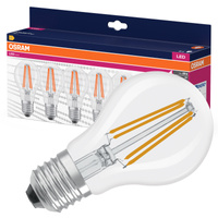 6x Żarówka LED A60 E27 6.5W = 60W 806lm 2700K Ciepła 300° VALUE CLASSIC Osram