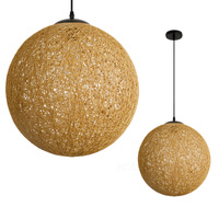 Lampa Wisząca Dekoracyjna Zwis Bambusowa E27 Boho Rovno Kobi
