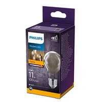 Żarówka LED E27 A60 2.3W = 11W 100lm 1800K Ciepła Filament Dymiona PHILIPS