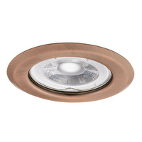 Oprawa sufitowa podtynkowa ARGUS II GU10/GU5.3 Okrągła Miedziana KANLUX