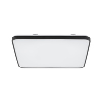 Plafon Lampa Sufitowa Oprawa Natynkowa LED 64W 5600lm 3000K Ciepła Czarna Wodoodporna IP44 AGNES SQUARE LED PRO 10987 Nowodvorski