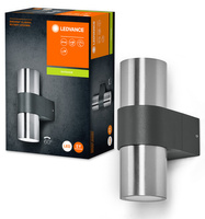 Lampa Ogrodowa Zewnętrzna Kinkiet Elewacyjny LED GU10 IP44 Szary Endura Ledvance