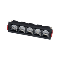Oprawa Podtynkowa Sufitowa LED 20W 1800lm 4000K Neutralna Czarna MIDI RECESSED 10065 Nowodvorski