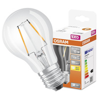 Żarówka LED A60 E27 1.5W = 15W 136lm 2700K Ciepła 300° Retrofit Filament CLASSIC Osram