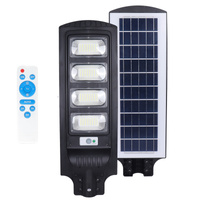 Lampa Uliczna Solarna LED Przemysłowa Oprawa Drogowa 11W 1100lm 6500K Zimna z Czujnikiem Ruchu i Zmierzchu IP54 Czarna Urbi Kobi