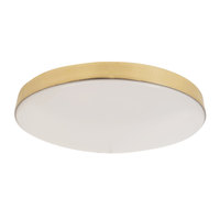Plafon LED Lampa Sufitowa Natynkowa Złoty okrągły Maya 15W 33 cm 4000K IP44 Milagro