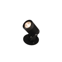 Lampa Ogrodowa Zewnętrzna Kinkiet Elewacyjny Oprawa Natynkowa LED 5W 300lm 3000K Ciepła Czarna Wodoodporna IP54 Nowoczesna SPIKE 9101 Nowodvorski