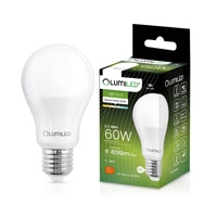Żarówka LED E27 A60 8W = 60W 806lm 4000K Neutralna 260° LUMILED