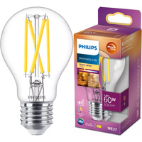 Żarówka LED E27 A60 5.9W = 60W 806lm 2200-2700K Ciepła CRI90 FILAMENT Ściemnialna WarmGlow Philips