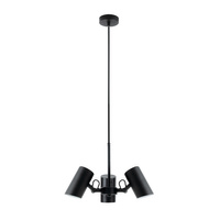 Lampa Sufitowa Wisząca AZGAR 3x E14 5W Czarna KANLUX