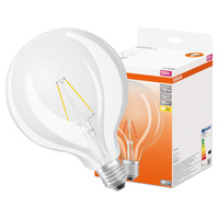 Żarówka LED G125 Kula E27 2.5W = 25W 250lm 2700K Ciepła 300° Retrofit Filament CLASSIC Osram