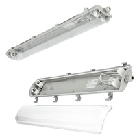 Oprawa Lampa Hermetyczna LED Świetlówkowa G13 IP65 Szara Hermetic Kobi