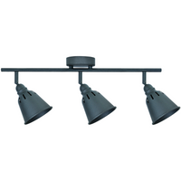 KINKIET FIONA oprawa ścienna 3xE14 do sufitu CZARNY GOLDLUX (Polux)