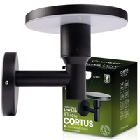 Lampa Ogrodowa Zewnętrzna Kinkiet Elewacyjny CCT LED 12W 3000-6500K IP65 CORTUS LUMILED