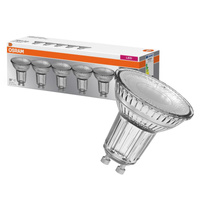 5x Żarówka LED PAR16 Reflektor GU10 4.3W = 50W 350lm 4000K Neutralna 36° BASE Osram