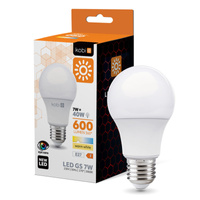 Żarówka LED E27 Kulka 7W 600lm 3000K Ciepła 270° Kobi
