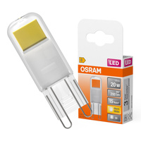 Żarówka LED Kapsułka G9 1.8W = 20W 200lm 2700K Ciepła 320° LED PIN Osram