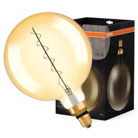 Żarówka LED Dekoracyjna G200 Kula E27 4.8W = 33W 400lm 2200K Ciepła 320° Filament Ściemnialna Vintage 1906 Osram