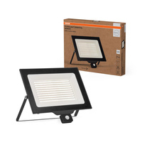 Naświetlacz LED Reflektor Zewnętrzny 200W 20000lm 4000K 110° Czarny IP44 z Czujnikiem Ruchu i Zmierzchu Essentials Floodlights Sensor Osram