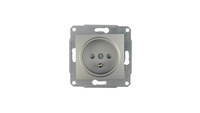 Sedna Gniazdo pojedyncze z/u 16A IP20 aluminium SDN2800160