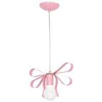 Lampa Wisząca Sufitowa EMMA Różowa 1xE27 Milagro