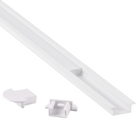 Profil Aluminiowy Osłona do Taśm Pasków LED Biała Sanico Goldlux