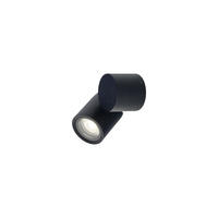 Lampa Ogrodowa Zewnętrzna Kinkiet Elewacyjny Oprawa Natynkowa GU10 Czarna Wodoodporna IP54 Nowoczesna TUBINGS S 8160 Nowodvorski