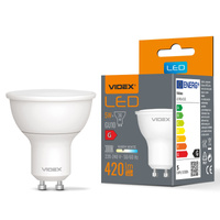 Żarówka LED GU10 Reflektor 5W = 36W 420lm 3000K Ciepła 120° Videx