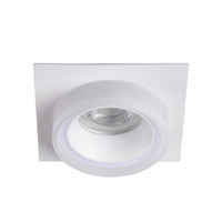 Oprawa sufitowa podtynkowa LONVI GU10/GU5.3 Kwadratowa Biała KANLUX