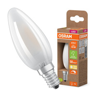 Żarówka LED B35 Świeczka E14 2.9W = 40W 470lm 2700K Ciepła 300° Ściemnialna CLASSIC ENERGY EFFICIENCY Osram