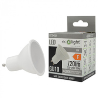 Żarówka LED Reflektor GU10 8W 720lm 4000K Neutralna Ecolight