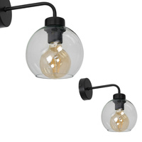 Lampa Ścienna Kinkiet SOFIA CLEAR 1xE27 Milagro