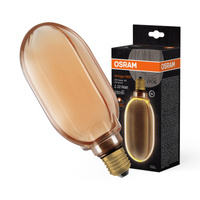 Żarówka LED Dekoracyjna G100 Kula E27 4W = 22W 220lm 1800K Ciepła 330° Filament Ściemnialna Vintage 1906 Osram