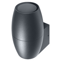 Lampa Ogrodowa Zewnętrzna Kinkiet Elewacyjny LED GU10 IP44 Szary Endura Ledvance