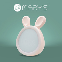 Zegar Elektroniczny dla Dzieci BUDZIK Różowy USB Akumulatorowy 1200mAh ZAJĄCZEK MARY'S