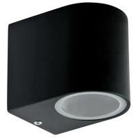 Kinkiet ogrodowy LED GU10 BOSTON GOLDLUX (Polux) ALUMINIUM CZARNY