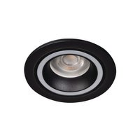 Oprawa sufitowa podtynkowa FELINE DSO GU10/GU5.3 Okrągła Czarna KANLUX