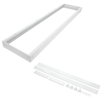 Ramka Natynkowa 63mm do Panelu LED 30x120cm Klik Biała Kobi