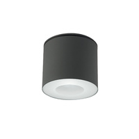 Plafon Oprawa Natynkowa Sufitowa Lampa Ogrodowa Kinkiet Elewacyjny GU10 Grafitowa Wodoodporna IP44 HEXA 9565 Nowodvorski
