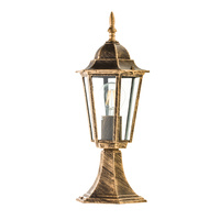 Lampa Ogrodowa Zewnętrzna Słupek LATARNIA E27 do LED IP44 Złota LO4104 Kobi