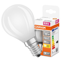 Żarówka LED P45 Kulka E14 4W = 40W 470lm 2700K Ciepła 300° Retrofit Filament CLASSIC Osram
