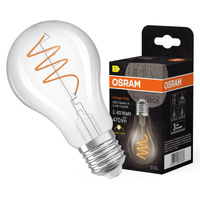 Żarówka LED Dekoracyjna A60 E27 3.4W = 40W 470lm 2700K Ciepła 300° Vintage 1906 Osram