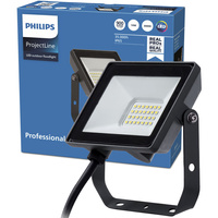 Naświetlacz LED 10W 900lm 3000K IP65 Czarny ProjectLine Floodlight PHILIPS