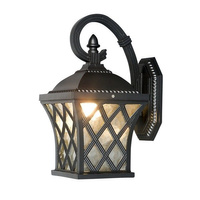 Lampa Ogrodowa Kinkiet Elewacyjny TAY I 5292 E27 IP23 Czarna Nowodvorski