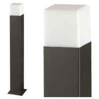 Lampa Ogrodowa LED E27 NEW YORK TUBA Słupek Wysoki Grafitowy GOLDLUX (Polux) 75cm