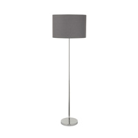 Lampa Podłogowa Stojąca E27 Szara Chrom Nowoczesna 9300 HOTEL Nowodvorski